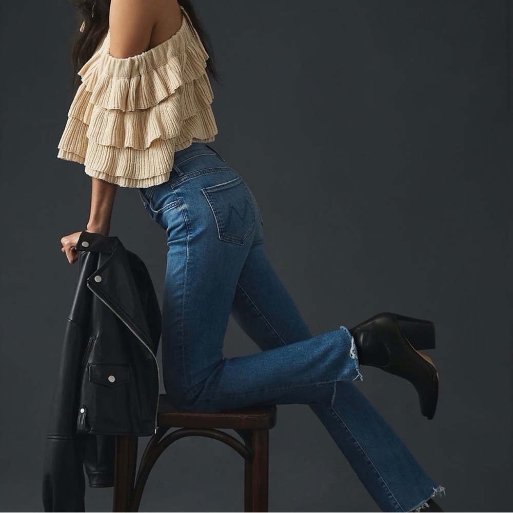 MOTHER STEP FRAY JEANS NWT